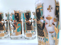 Load image into Gallery viewer, Georges Briard Signed Mid-Century It&#39;s In The Cards Glasses (Set of 6)
