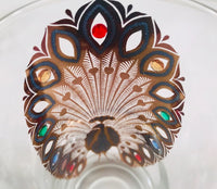 Load image into Gallery viewer, Culver Signed Mid-Century 22-Karat Gold Peacock Highball Glasses (Set of 4)
