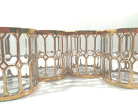 Load image into Gallery viewer, Imperial Glass Company – Spanish Windows 22-Karat Gold Mid-Century Old Fashion Glasses (Set of 4)
