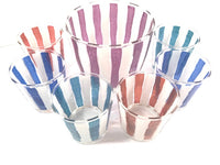 Load image into Gallery viewer, Libbey Festive Striped 7-piece Cocktail Set
