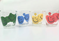 Load image into Gallery viewer, Hazel Atlas Retro Smiley Face Glasses (Set of 4)
