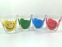 Load image into Gallery viewer, Hazel Atlas Retro Smiley Face Glasses (Set of 4)
