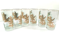 Load image into Gallery viewer, Libbey Mid-Century Golden Foliage Glasses (Set of 6)
