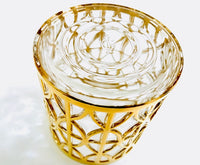 Load image into Gallery viewer, Imperial Glass Company – El Tabique D’Oro 22-Karat Gold Mid-Century Double Old Fashion Glasses (Set of 4)
