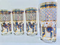 Load image into Gallery viewer, Georges Briard Signed Mid-Century Wet Your Whistle Highball Glasses (Set of 4)
