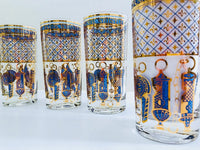 Load image into Gallery viewer, Georges Briard Signed Mid-Century Wet Your Whistle Highball Glasses (Set of 4)

