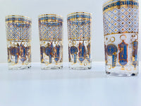 Load image into Gallery viewer, Georges Briard Signed Mid-Century Wet Your Whistle Highball Glasses (Set of 4)
