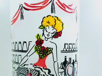 Load image into Gallery viewer, Gay Fad Mid-Century Can Can Girl Cocktail Shaker
