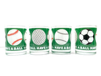 Load image into Gallery viewer, Georges Briard Signed Have a Ball Double Old Fashion Glasses (Set of 4)
