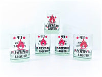 Load image into Gallery viewer, Vintage Flammable Liquid Double Old Fashion Glasses (Set of 5)
