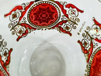 Load image into Gallery viewer, Pasinski Signed Washington Gold and Orange Roly Poly Glasses (Set of 4)
