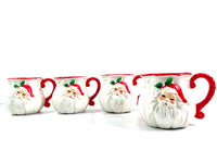 Load image into Gallery viewer, Vintage Josef Santa Mugs (Set of 4)
