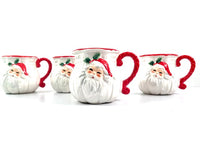 Load image into Gallery viewer, Vintage Josef Santa Mugs (Set of 4)
