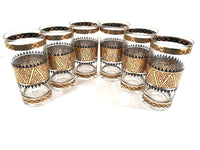 Load image into Gallery viewer, Culver Signed Mid-Century 22-Karat Gold Samoa Glasses (Set of 6)
