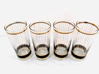 Load image into Gallery viewer, Culver Signed Mid-Century Devon 22-Karat Gold Tall Cooler Glasses (Set of 4)
