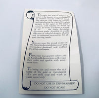 Load image into Gallery viewer, Cera Glass Signed Mid-Century Ring For A Drink Double Old Fashion Glasses and Bell Stirrers (Set of 6 )
