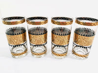 Load image into Gallery viewer, Culver Signed Mid-Century 22-Karat Gold Samoa Glasses (Set of 4)
