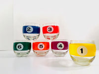 Load image into Gallery viewer, Cera Glass Signed Rack Em Up Billiard Pool Glasses (Set of 6)
