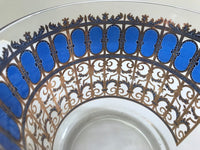 Load image into Gallery viewer, Culver Signed Mid-Century Azure Scroll Ice Bucket
