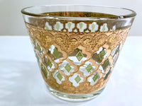 Load image into Gallery viewer, Culver Mid-Century Valencia Green &amp; 22-Karat Gold Ice Bucket
