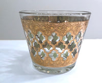 Load image into Gallery viewer, Culver Mid-Century Valencia Green &amp; 22-Karat Gold Ice Bucket
