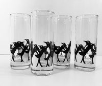 Load image into Gallery viewer, Panache Signed Mid-Century Penguin Highball Glasses (Set of 4)
