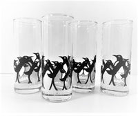 Load image into Gallery viewer, Panache Signed Mid-Century Penguin Highball Glasses (Set of 4)
