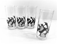 Load image into Gallery viewer, Panache Signed Mid-Century Penguin Highball Glasses (Set of 4)
