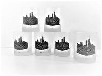 Load image into Gallery viewer, Culver Signed Chicago Skyline Double Old Fashion Glasses (Set of 6)
