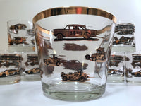 Load image into Gallery viewer, Libbey Mid-Century Indianapolis 500 Promotional 7-Piece Cocktail Bar Set

