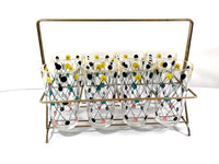 Load image into Gallery viewer, Hazel Atlas Atomic Modern 9-Piece Bar Set
