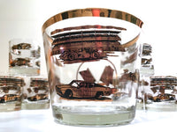 Load image into Gallery viewer, Libbey Mid-Century Indianapolis 500 Promotional 7-Piece Cocktail Bar Set
