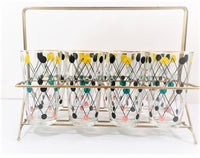 Load image into Gallery viewer, Hazel Atlas Atomic Modern 9-Piece Bar Set
