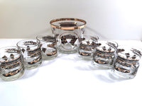 Load image into Gallery viewer, Libbey Mid-Century Indianapolis 500 Promotional 7-Piece Cocktail Bar Set
