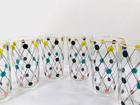 Load image into Gallery viewer, Hazel Atlas Atomic Modern 9-Piece Bar Set
