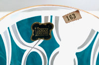 Load image into Gallery viewer, Vogue Crystal Glass Company Mid-Century Green and White Glasses (Set of 8)
