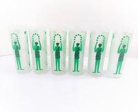 Load image into Gallery viewer, Libbey Vintage Green Giant Tall Collins Glasses (Set of 6)
