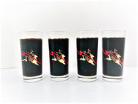Load image into Gallery viewer, Culver Signed Mid-Century Dasher Flying Reindeer Glasses (Set of 4)
