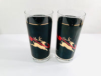 Load image into Gallery viewer, Culver Signed Mid-Century Dasher Flying Reindeer Glasses (Set of 4)
