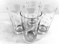 Load image into Gallery viewer, Vintage Etched Dot Highball Glasses (Set of 4)
