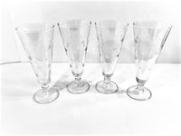 Load image into Gallery viewer, Vintage Etched Dot Pilsner - Champagne Glasses (Set of 4)
