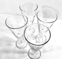 Load image into Gallery viewer, Vintage Etched Dot Pilsner - Champagne Glasses (Set of 4)
