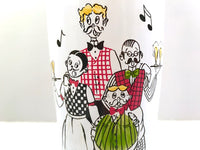 Load image into Gallery viewer, Gay Fad Mid-Century Can Can Girl 4-Piece Cocktail Set
