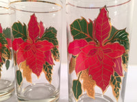 Load image into Gallery viewer, Culver Signed Mid-Century Poinsettia Glasses  (Set of 4 with Original Box)
