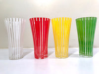Load image into Gallery viewer, Mid-Century Bengt Orurp Johansfors Art Glass Strict (Set of 4)
