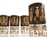 Load image into Gallery viewer, Georges Briard Signed Mid-Century Egyptian Highball Glasses (Set of 4)

