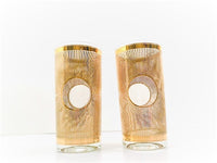 Load image into Gallery viewer, Culver Signed Mid-Century Aurora Golden Highball Glasses (Set of 2)
