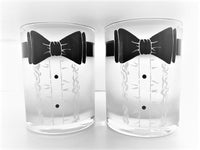 Load image into Gallery viewer, Culver Signed Tuxedo Double Old Fashion Glasses (Set of 2)
