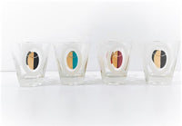 Load image into Gallery viewer, Fred Press Signed Sassafras  Double Old Fashion Glasses (Set of 4)
