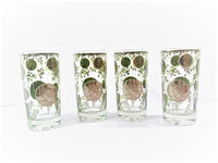 Load image into Gallery viewer, Culver Signed Midas Mid-Century Silver Coin Glasses (Set of 4)
